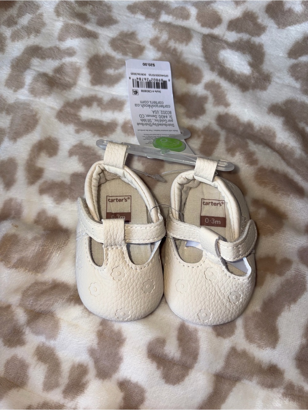 Carter's Cream Baby Mary Jane Shoes